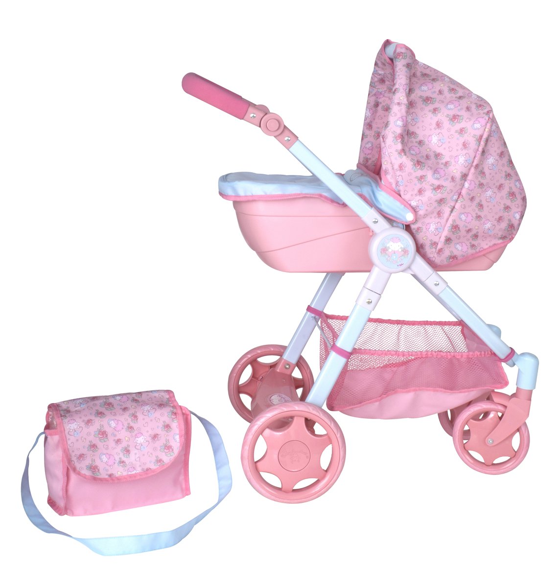BABY ANNABELL Wózek dla lalek + torba