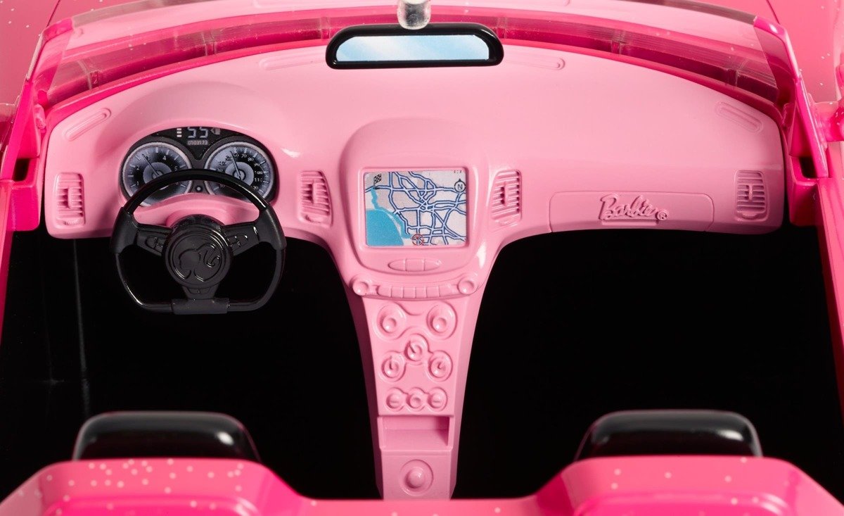BARBIE Różowy kabriolet samochód dla lalek DVX59