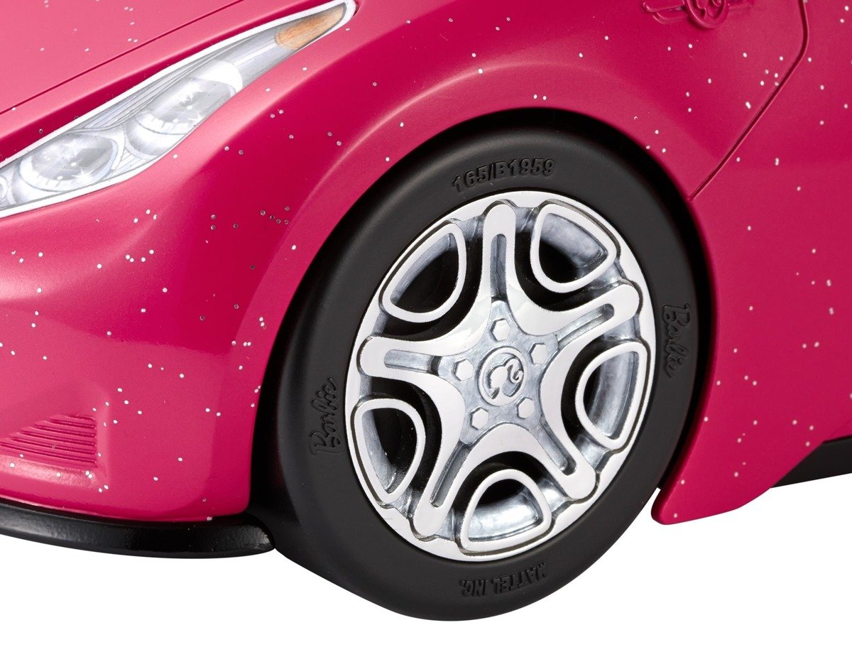 BARBIE Różowy kabriolet samochód dla lalek DVX59