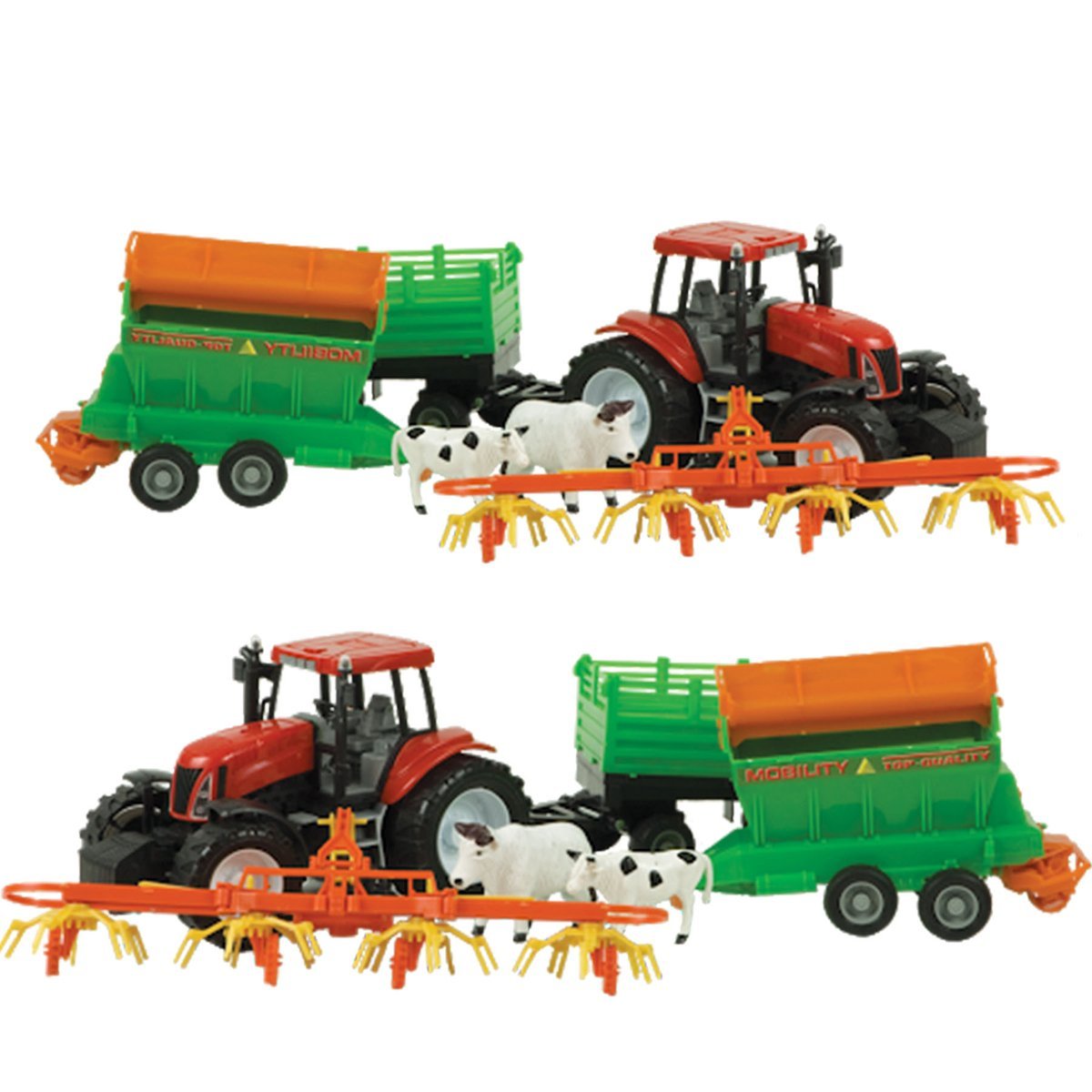 DROMADER Traktor + 3 maszyny rolnicze