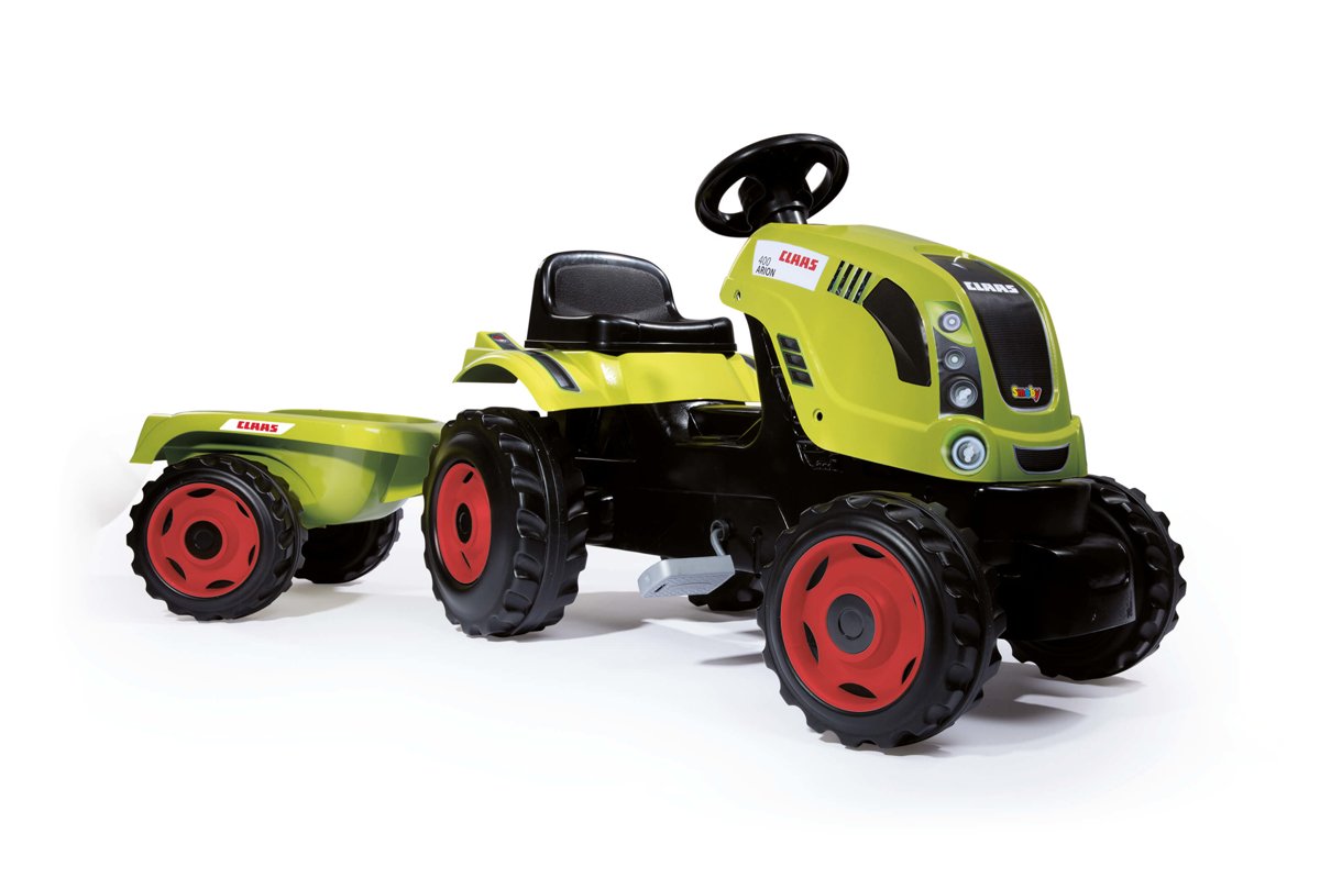 SMOBY Traktor XL CLASS + przyczepa