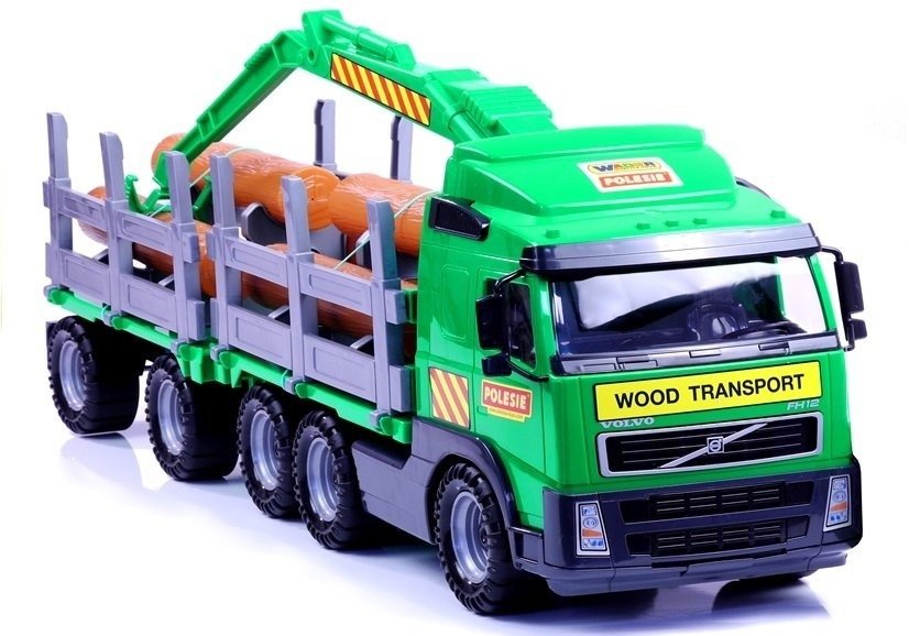WADER Volvo Ciężarówka transport drzewa+dźwig