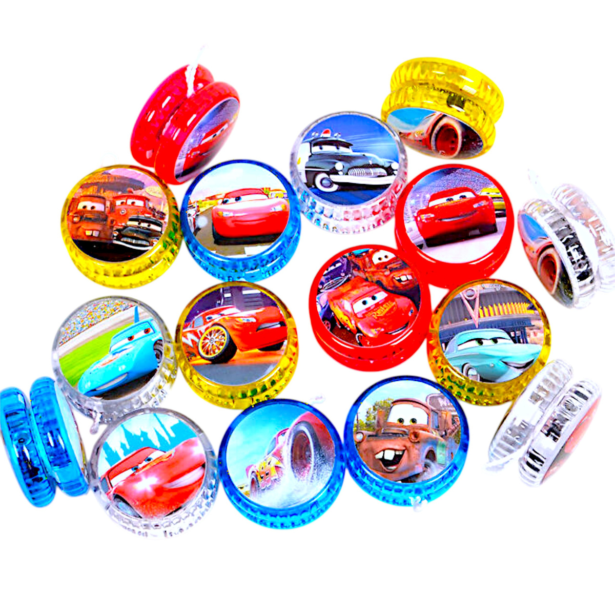 ŚWIECĄCE JOJO AUTA YO-YO ZABAWKA ZRĘCZNOŚCIOWA CARS WZORY ŚWIECI