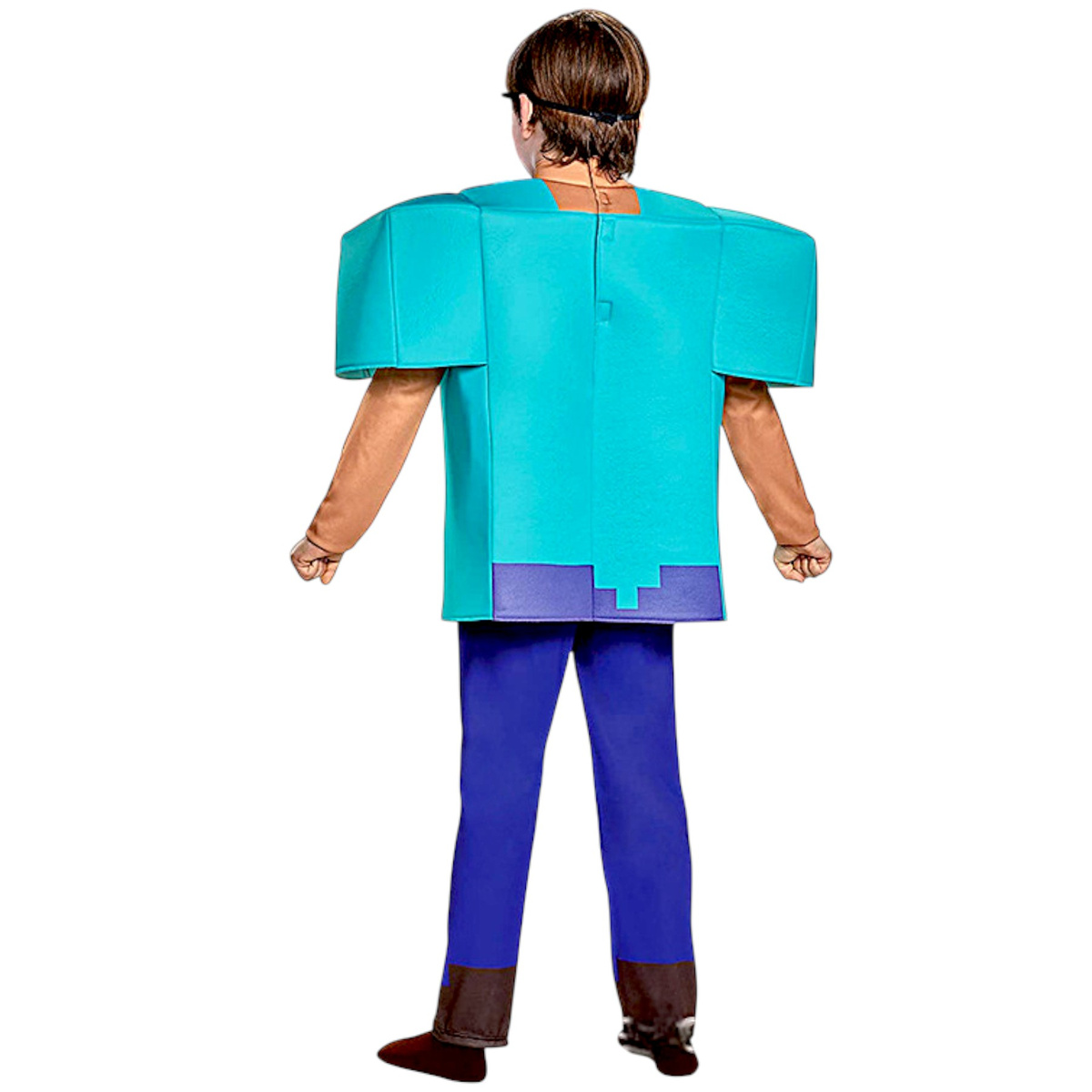 STRÓJ MINECRAFT PRZEBRANIE DLA CHŁOPCA STEVE KOMPLET MASKA KOSTIUM NA BAL