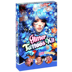 TATUAŻE DLA DZIEWCZYNKI BROKATOWE ZMYWALNE 151el ZESTAW DO TATUAŻY MAKIJAŻ