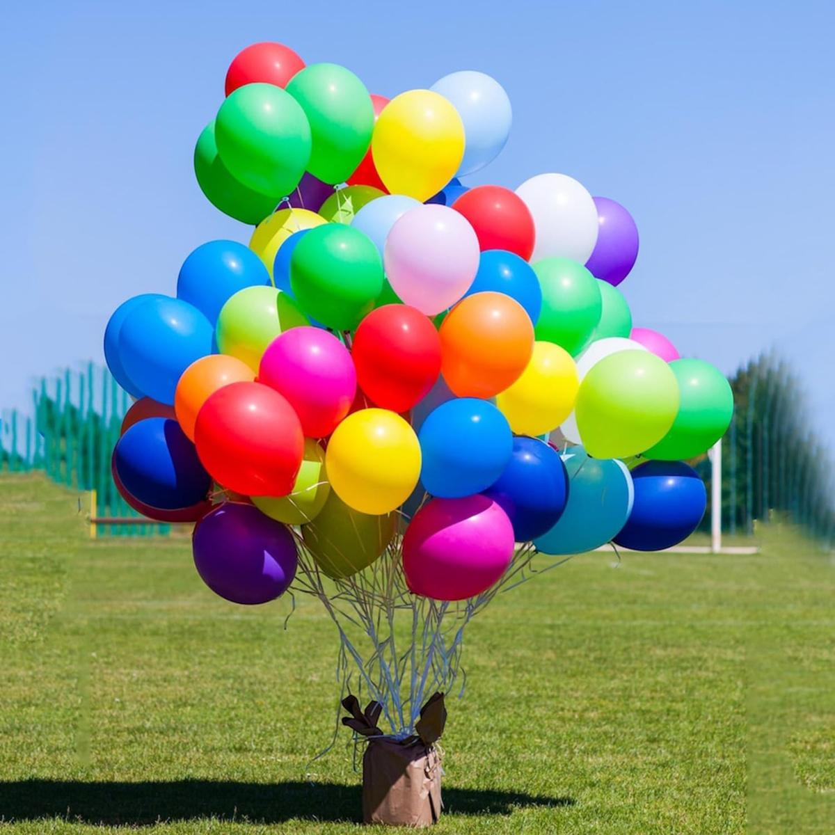 ZESTAW KOLOROWYCH BALONÓW URODZINOWYCH 8szt. NA URODZINY IMPREZĘ