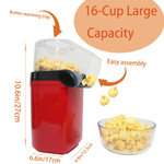 BEZTŁUSZCZOWA DOMOWA MASZYNA DO POPCORNU 1200W 230V IDEALNA NA PREZENT
