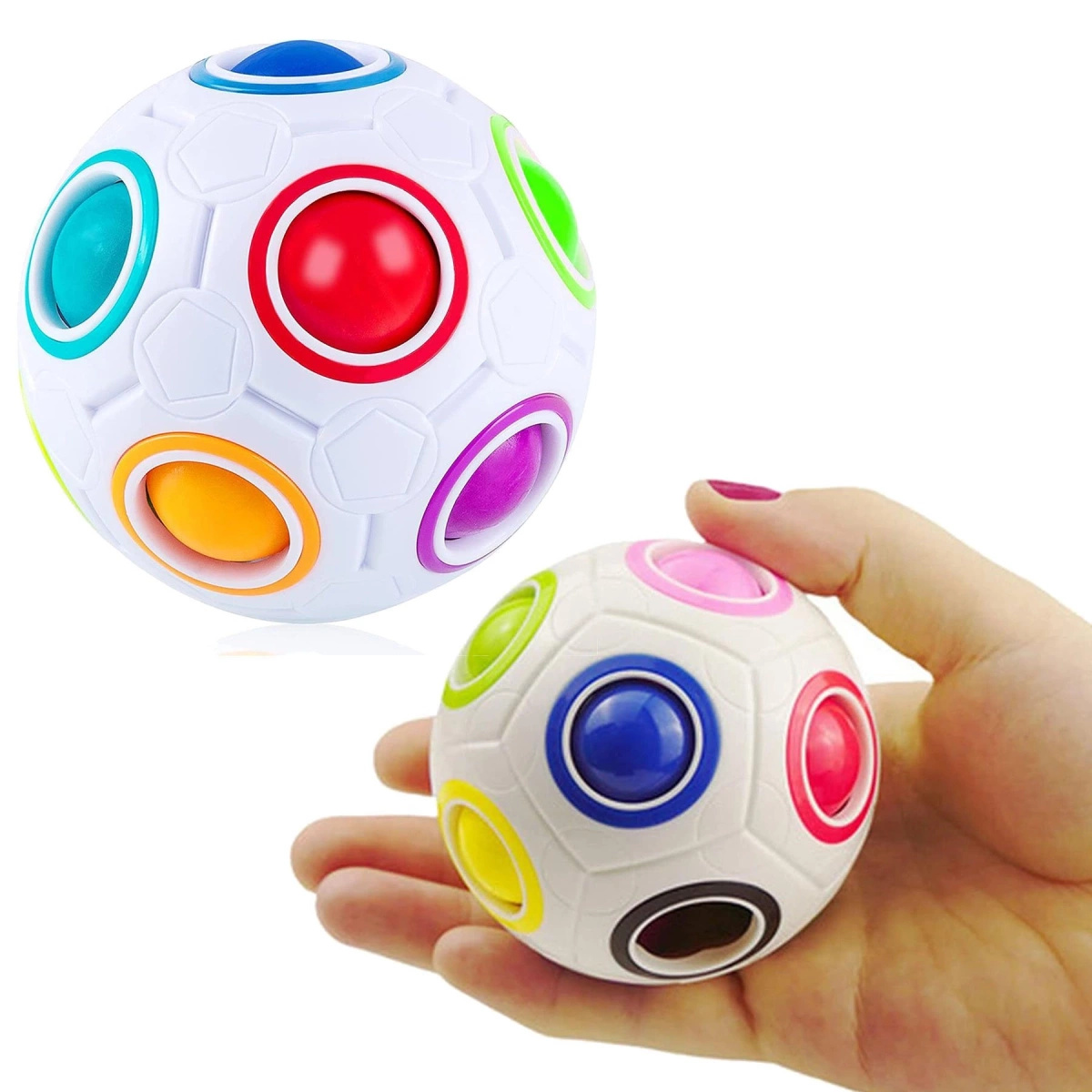 MAGICZNA PIŁKA ANTYSTRESOWA GNIOTEK PIŁECZKA FIDGET ZABAWKA SENSORYCZNA