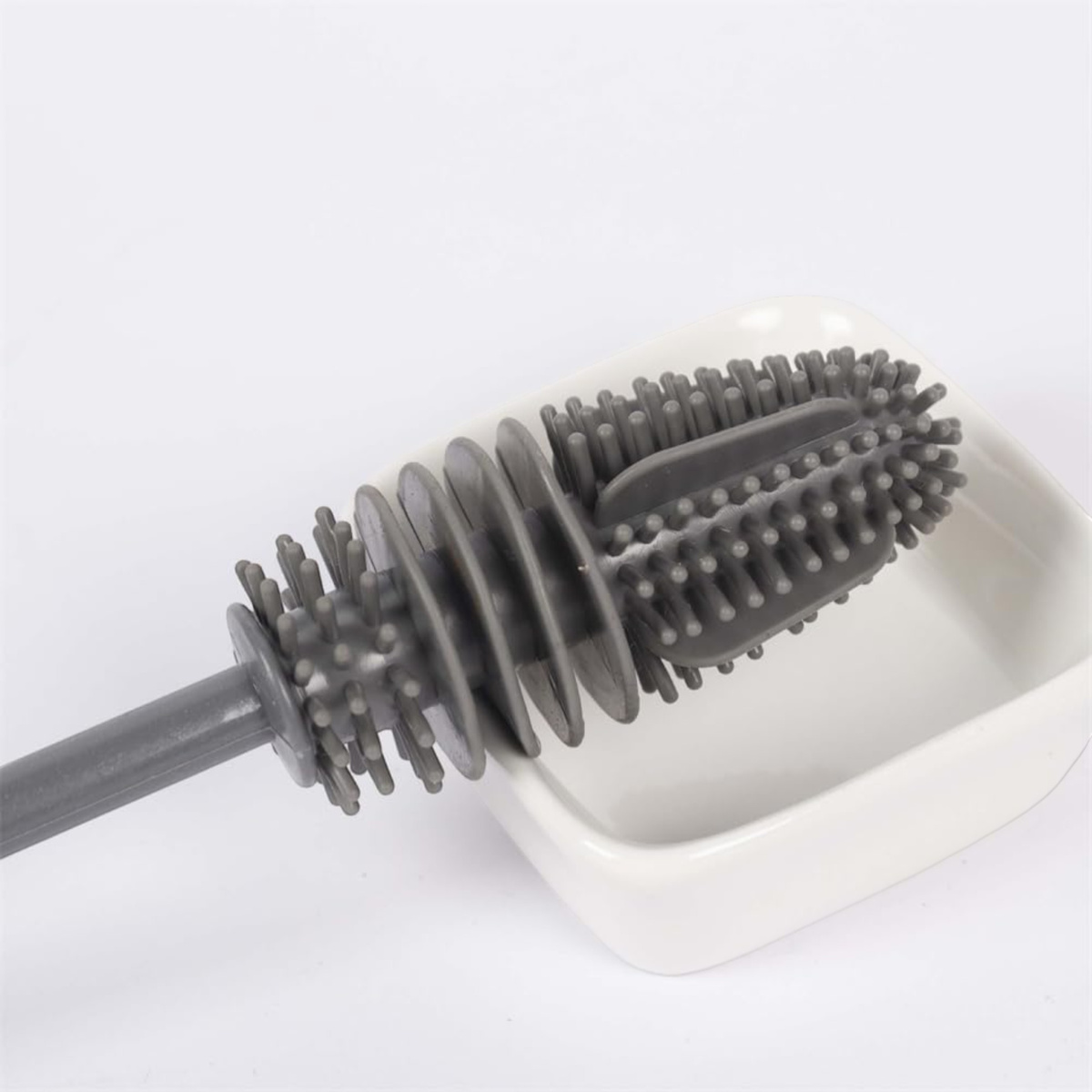 DUŻA SZCZOTKA DO MYCIA NACZYŃ SILIKONOWA DO SZKLANEK BUTELEK SODASTREAM