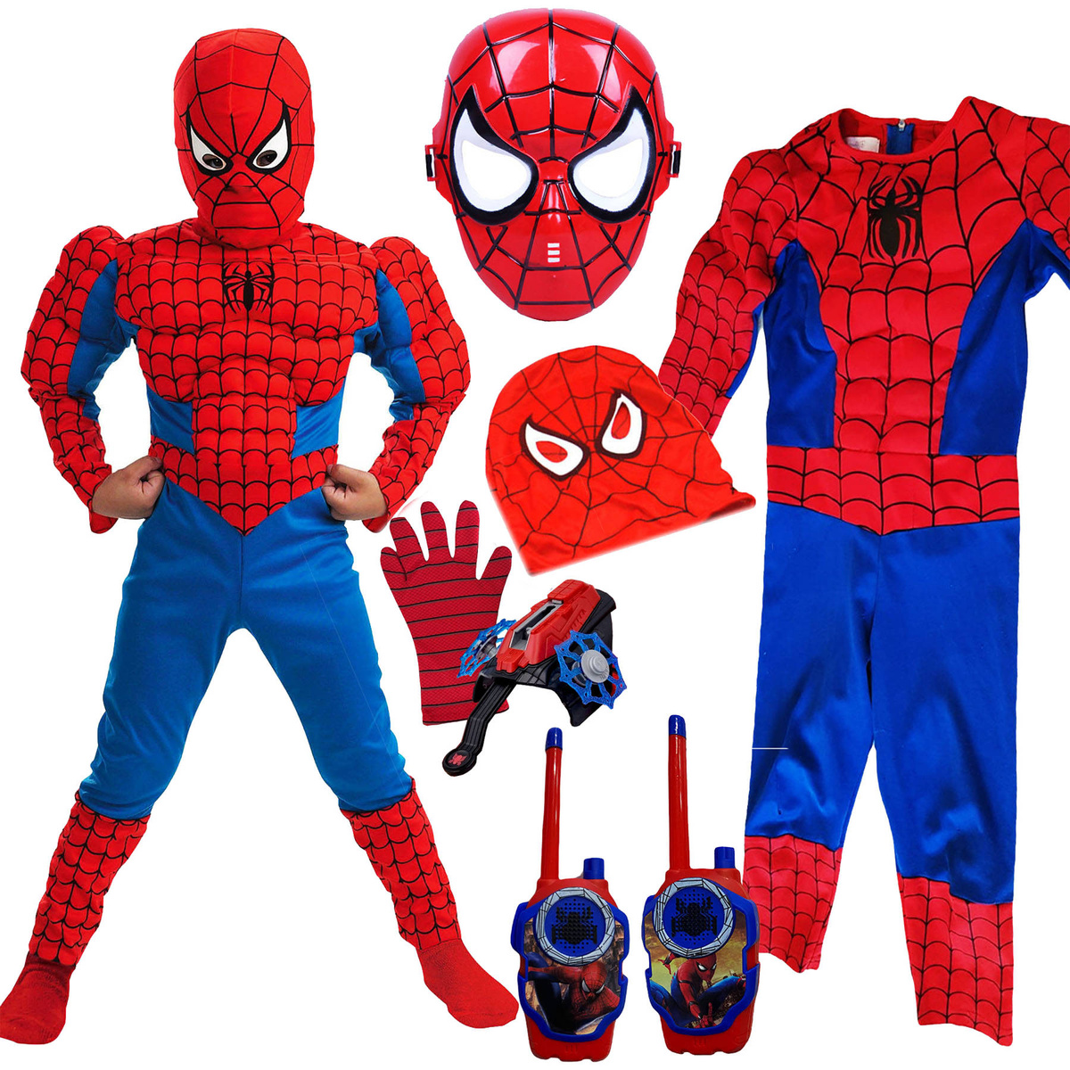 SPIDERMAN Zestaw Strój Dla Chłopca Kostium + Akcesoria