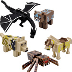 FIGURKI MINECRAFT DUŻY ZESTAW FIGUREK 9 SZTUK FIGURKA DO ZABAWY SMOK STEVE