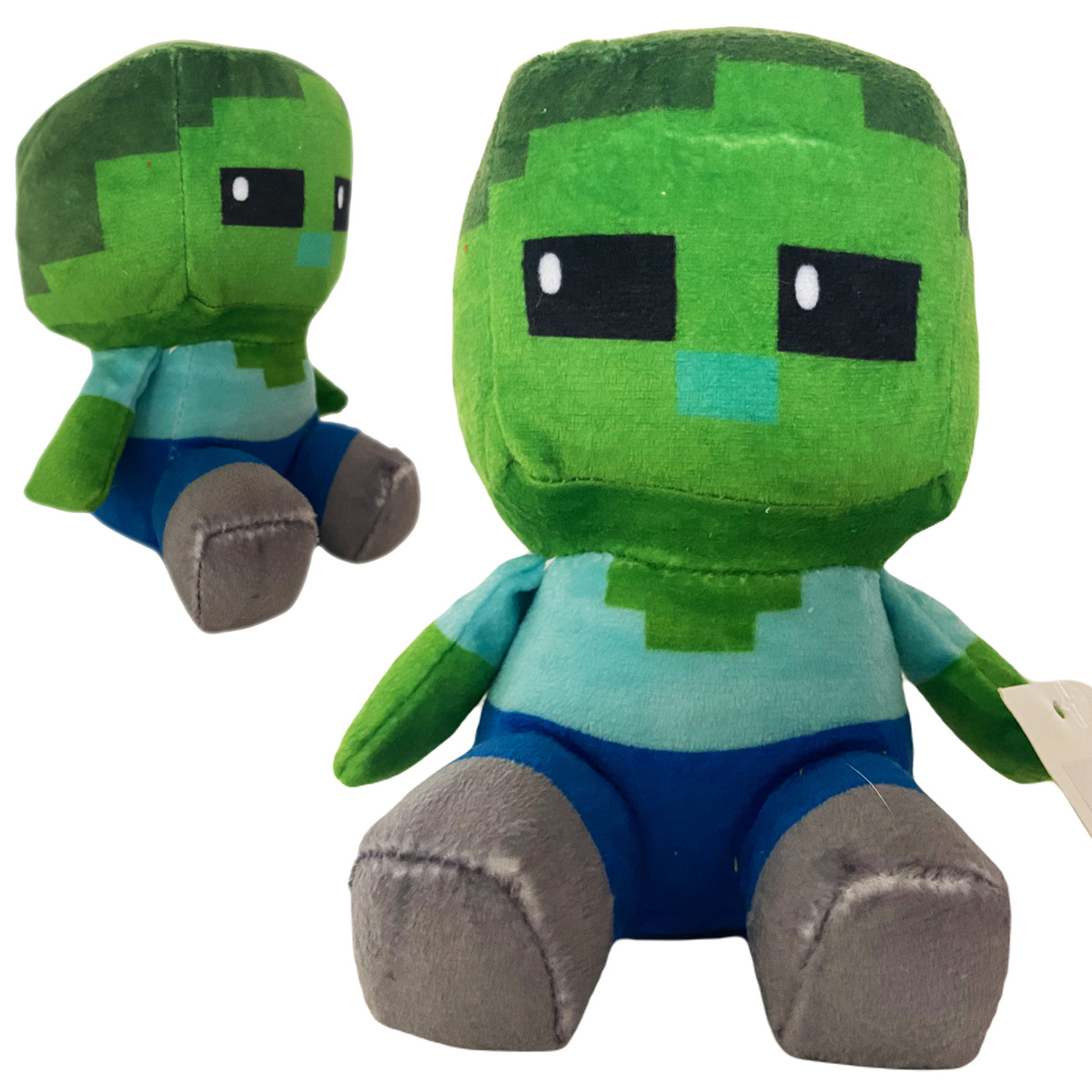 MINECRAFT WODNY ŚWIAT - MASKOTKA BABY ZOMBIE 15cm MINECRAFT LEGENDS GADŻETY DLA GRACZY