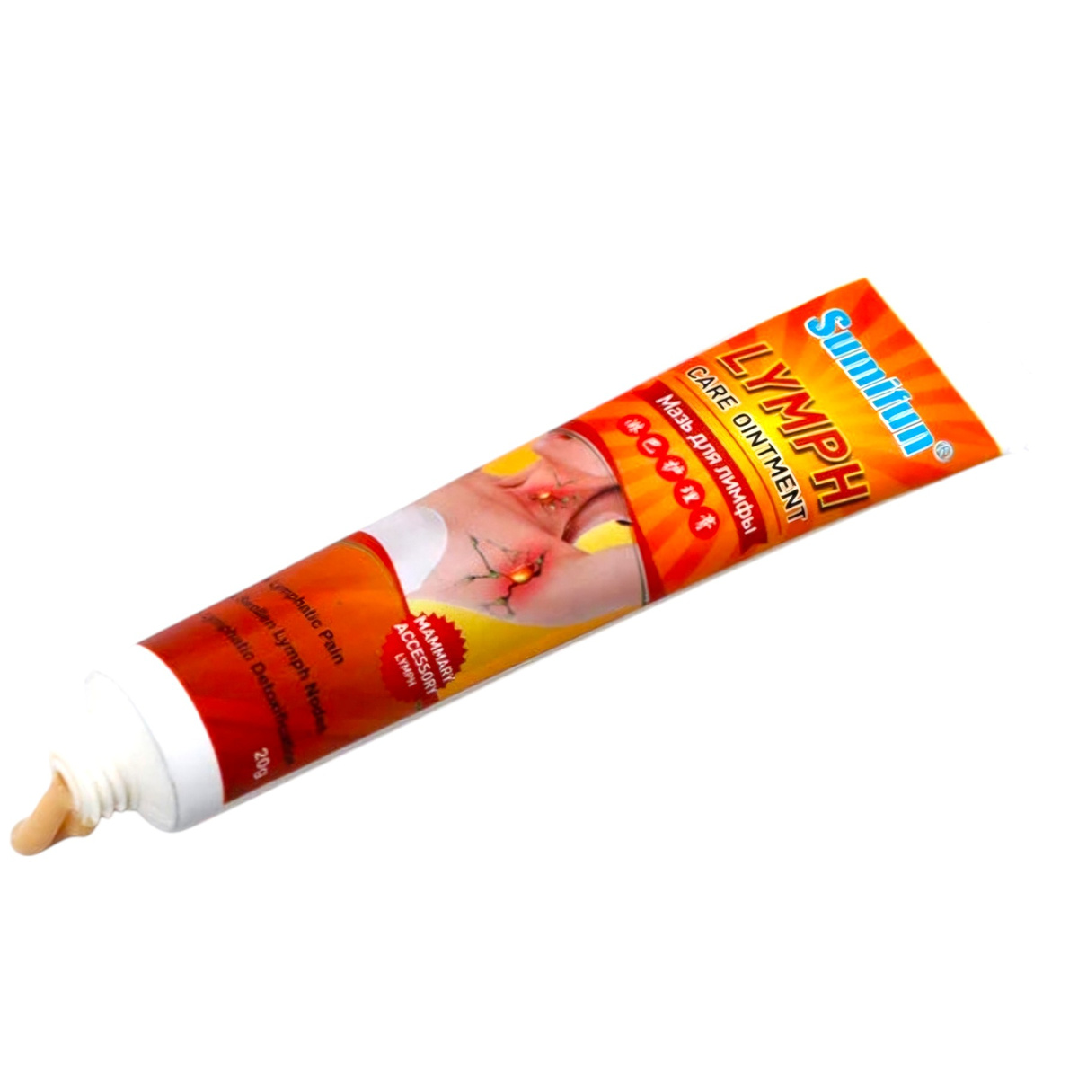 SUMIFUN Maść do Drenażu Limfatycznego Gorąca Szyja Przeciwobrzękowa 20g