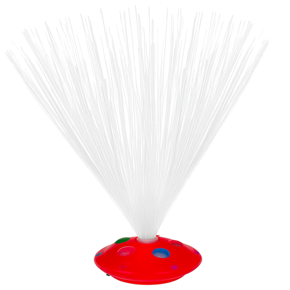 LAMPKA UFO LED FIBER LAMPA ŚWIATŁOWODOWA LED NA BATERIE ZMIENIAJĄCA KOLOR