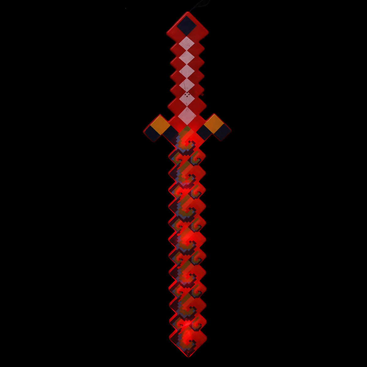 MINECRAFT Zestaw Pixelowy Miecz + Siekiera ze światłem i z dźwiękiem