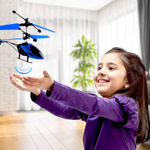 HELIKOPTER STEROWANY DŁONIĄ ZABAWKA LATAJĄCA LATAJĄCY DRON ŚWIECI LED USB