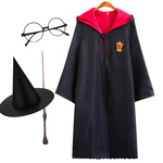 STRÓJ HARRY POTTER + OKULARY + RÓŻDŻKA ZESTAW HARREGO POTTERA