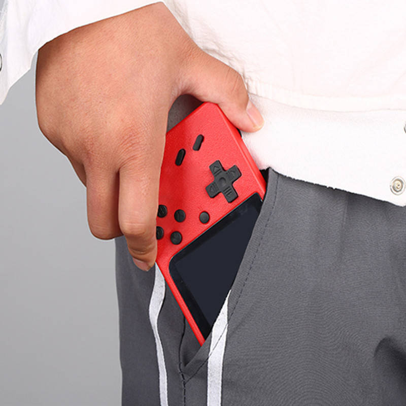 MINI KONSOLA RETRO PRZENOŚNA GRA 400 GIER NA TV KOLOROWE GIERKI GAME BOX