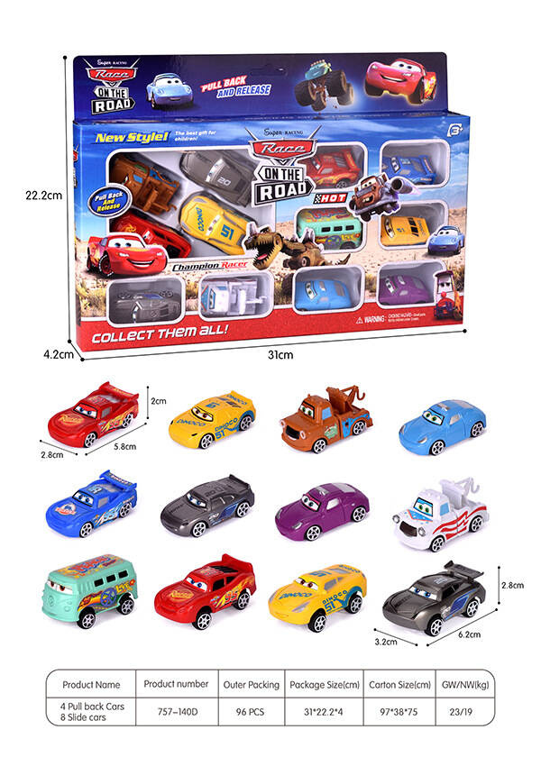 SAMOCHODY Z BAJKI CARS POJAZDY AUTA ZESTAW 12 SAMOCHODÓW 12w1 ZYGZAK ZŁOMEK