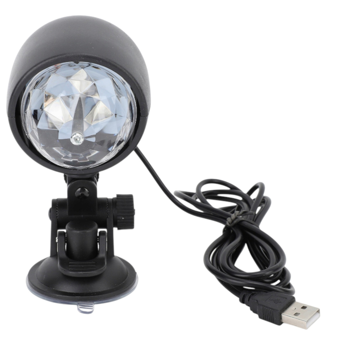 MINI KULA DYSKOTEKOWA LAMPA OBROTOWA KOLOROWA NA IMPREZĘ REFLEKTOR LED RGB