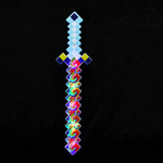 MINECRAFT Zestaw Karabin + Miecz + Siekiera Pixel