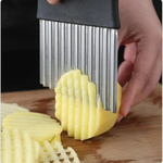 NOŻYK KARBOWANY DO WYKRAJANIA FRYTEK CHIPSÓW KRAJACZ FALOWANY DO WARZYW NÓŻ