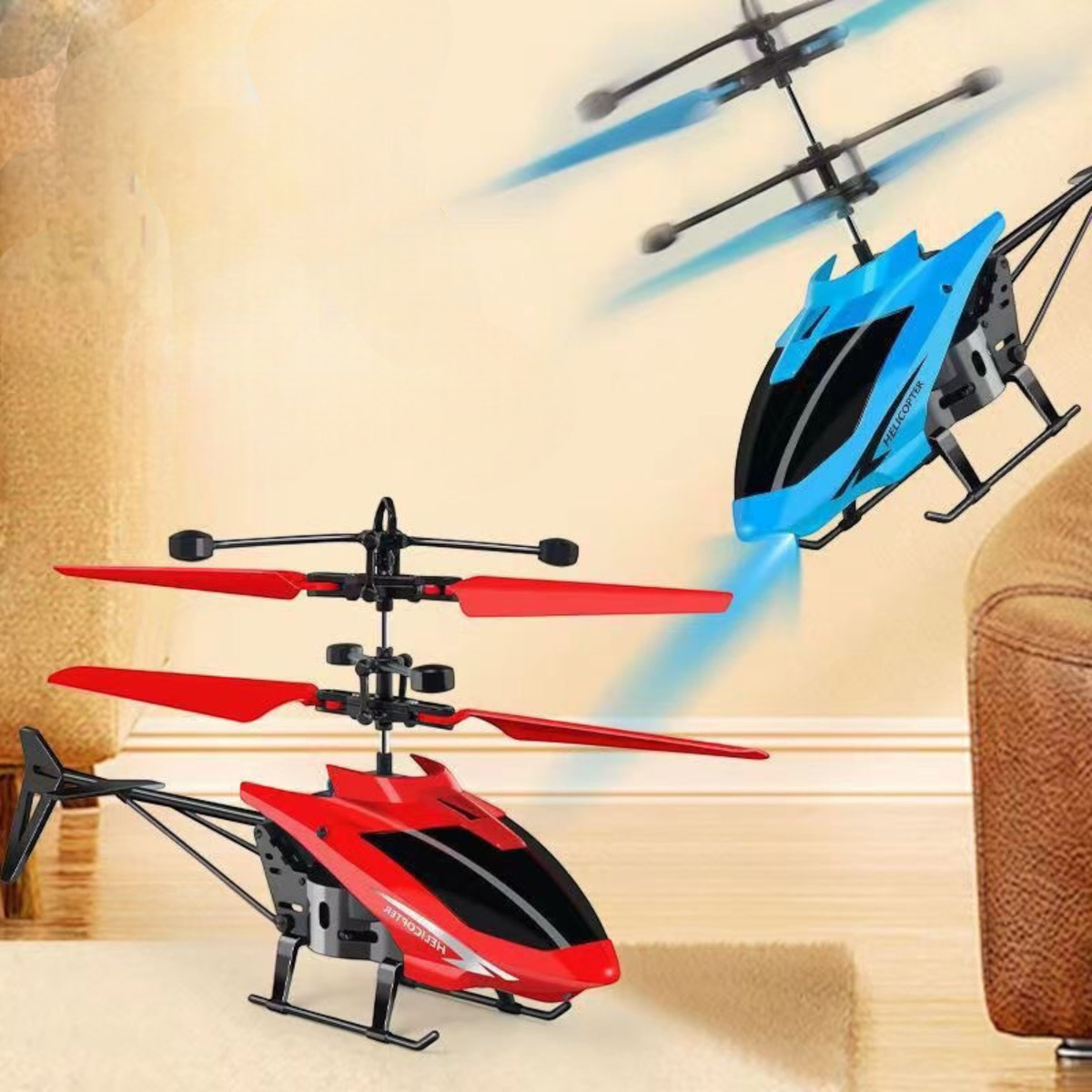 HELIKOPTER STEROWANY DŁONIĄ ZABAWKA LATAJĄCA LATAJĄCY DRON ŚWIECI LED USB
