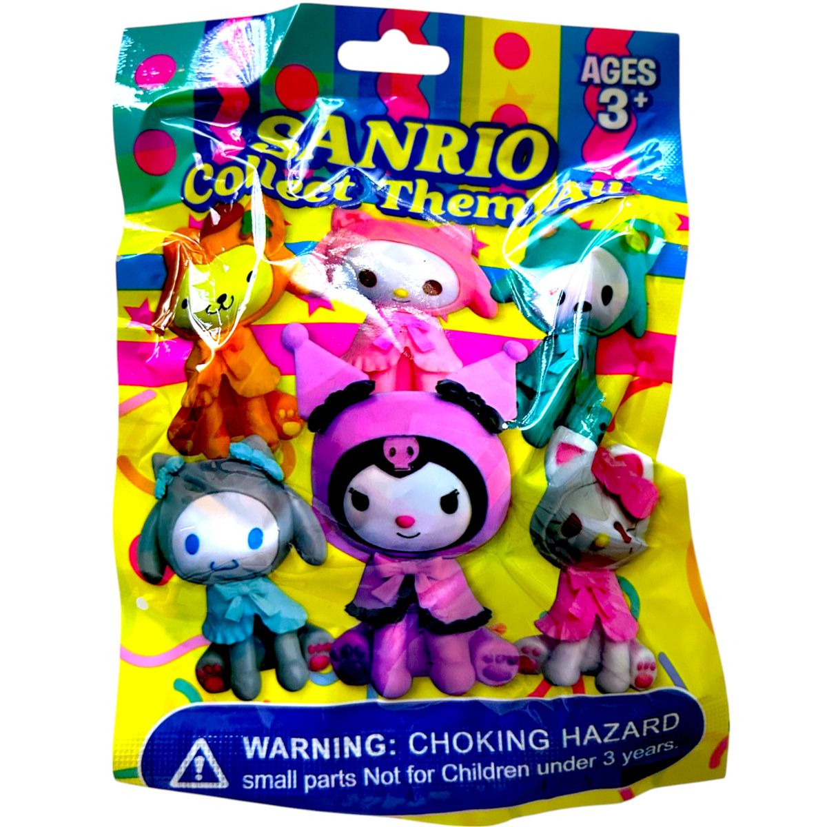 KUROMI -SASZETKA NIESPODZIANKA KUROMI FIGURKA + 3 KARTY KOLEKCJONERSKIE