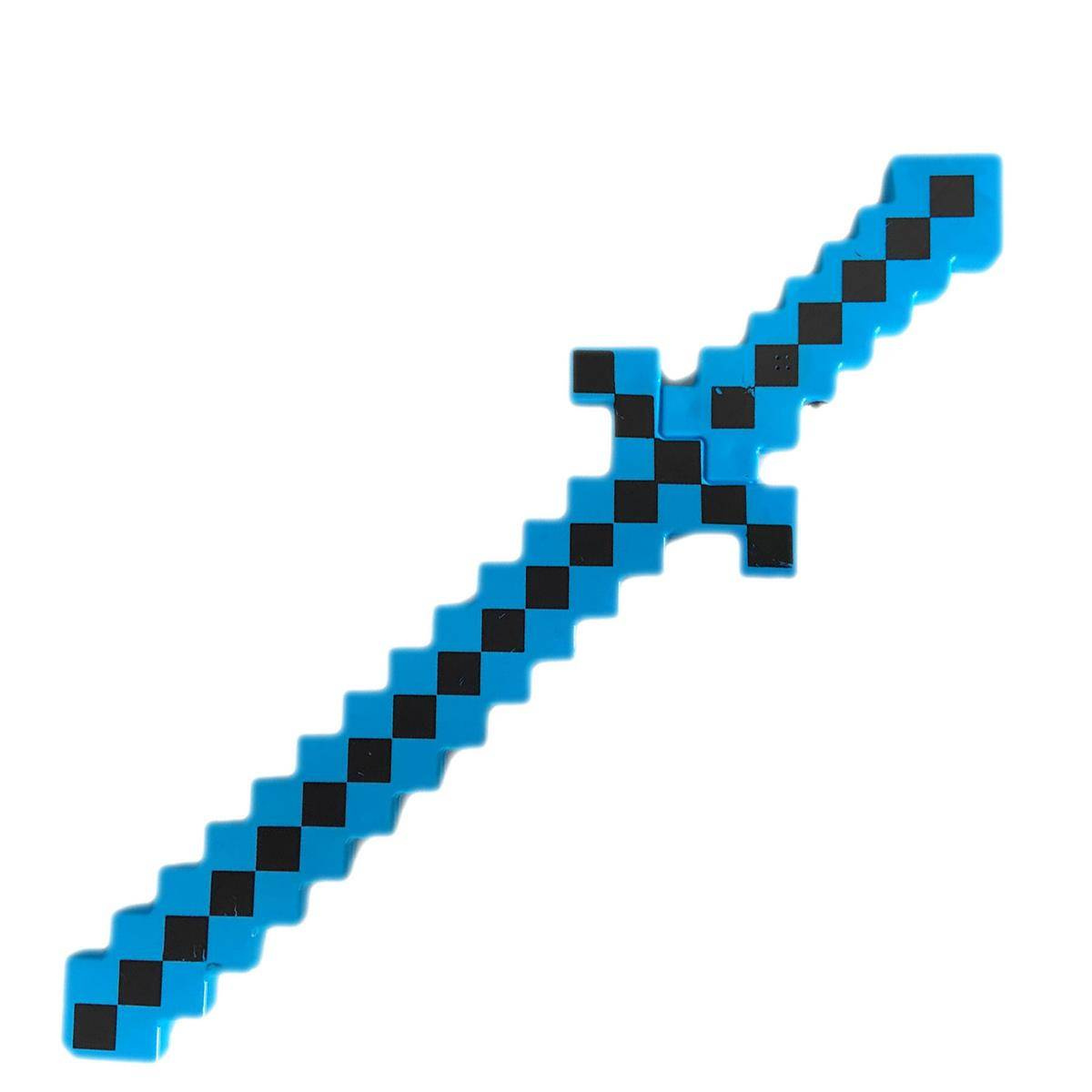 MINECRAFT Zestaw Pixelowy Miecz + Siekiera ze światłem i z dźwiękiem