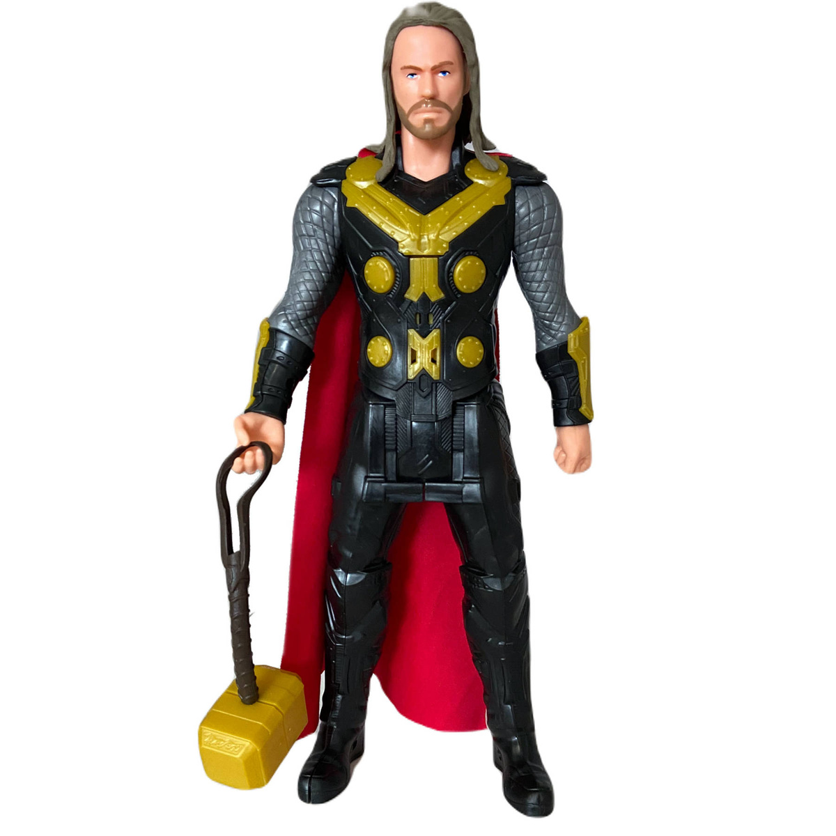 DUŻA FIGURKA THOR 30 CM DŹWIĘK ŚWIATŁO INTERAKTYWNA MARVEL AVENGERS MŁOT