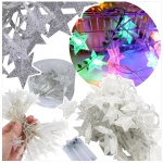 LAMPKI ŚWIĄTECZNE KSZTAŁT GWIAZD DEKORACJA ŁAŃCUCH LED KOLOROWE GWIAZDKI