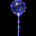 KOLOROWY BALON LED ŚWIECĄCY DUŻY MOCNY ŚWIATEŁKA NA PATYKU DEKORACJA ŚWIECI
