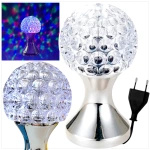 LAMPKA LED OBROTOWA DEKORACYJNY PROJEKTOR OBROTOWY ŚWIECI LED 18CM KULA