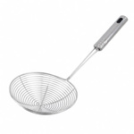 ŁYŻKA CEDZAKOWA SITKO DO PIEROGÓW SZUMÓWKA CHOCHLA DUŻY CEDZAK Z RĄCZKĄ