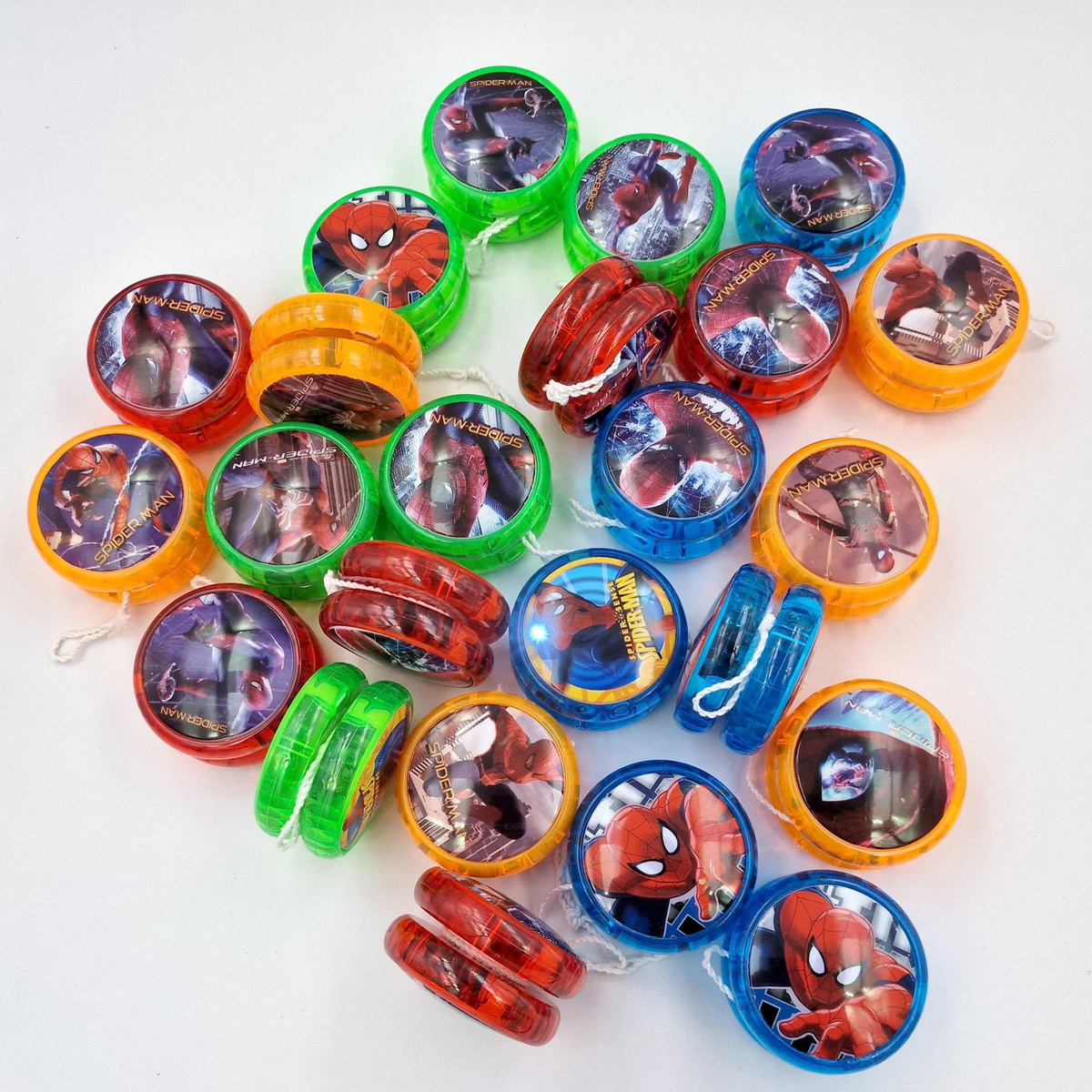 JOJO ŚWIECĄCE YOYO ŚWIECI SPIDERMAN ZABAWKA ZRĘCZNOŚCIOWA DLA DZIECI LED