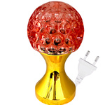 LAMPKA LED OBROTOWA DEKORACYJNY PROJEKTOR OBROTOWY ŚWIECI LED 18CM KULA