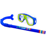 ZESTAW DO NURKOWANIA OKULARY PŁYWACKIE Z RURKĄ GOGLE DO WODY ŁATWE ZAPIĘCIE
