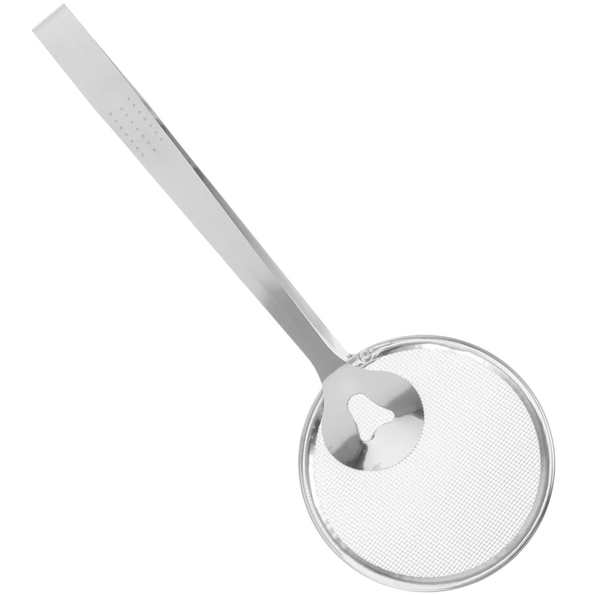 Szczypce z Sitkiem do Odsączania Smażonych Potraw Łapka STAL NIERDZEWNA