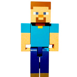 FIGURKA MINECRAFT FIGURKI STEVE ALEX ZBROJA ZESTAW 11w1 PISTOLET MIECZ XXL