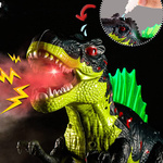 DINOZAUR - FIGURKA TYRANOZAUR ZIELONY DINOZAUR ZABAWKA INTERAKTYWNA 