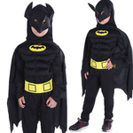 BATMAN Strój Dla Chłopca Kostium wersja Deluxe 116-122 + Maska