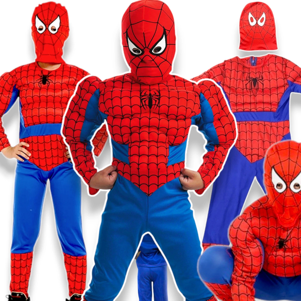 SPIDERMAN Strój dla dzieci 110-116 wersja Deluxe