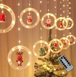 KURTYNA ŚWIĄTECZNA 100 LED 3M BIAŁA CIEPŁA + PILOT