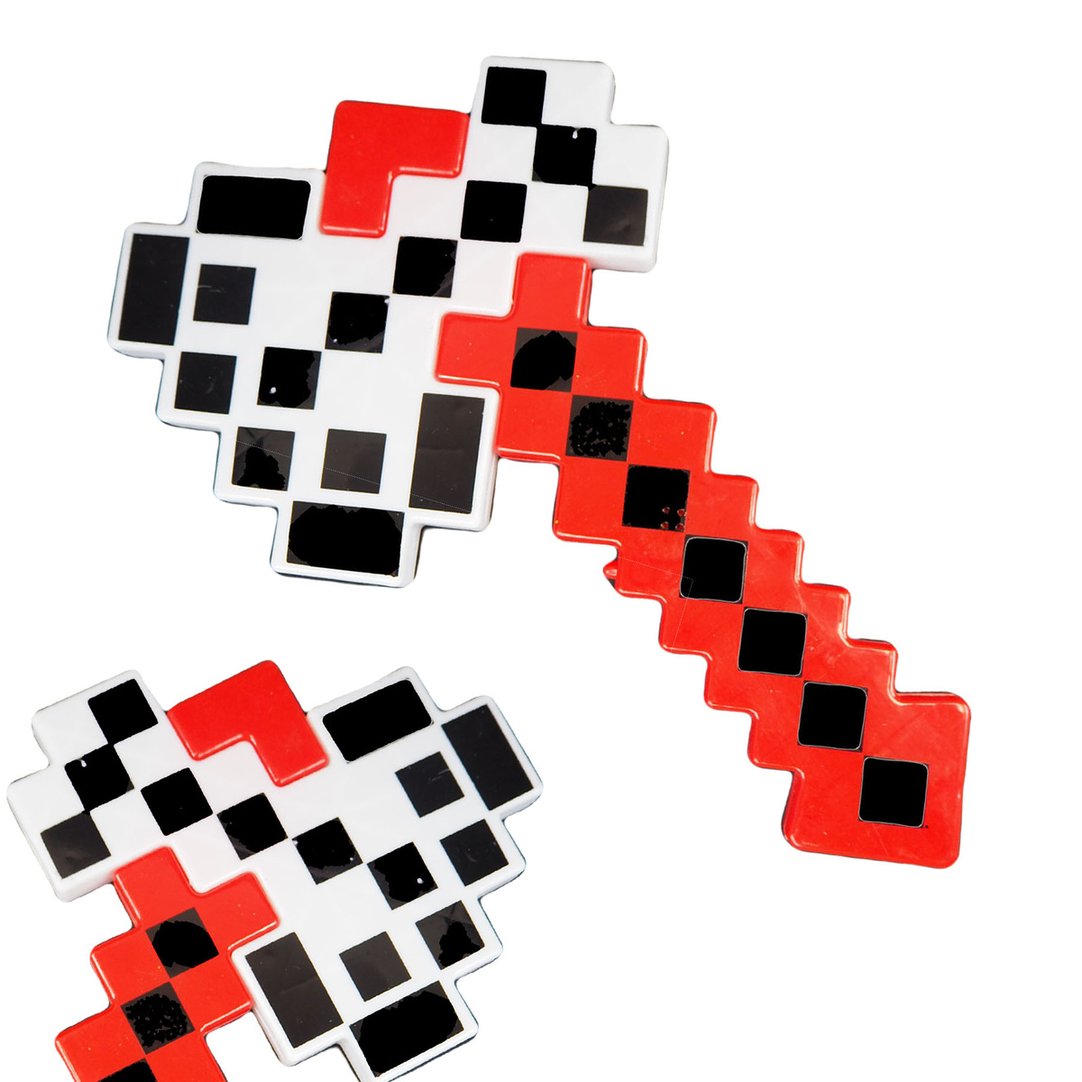 MINECRAFT Siekiera Pixel z dźwiękiem i światłem