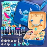 ZESTAW KORALIKÓW DO ROBIENIA BRANSOLETEK BIŻUTERII 40 EL STITCH LILO STICH