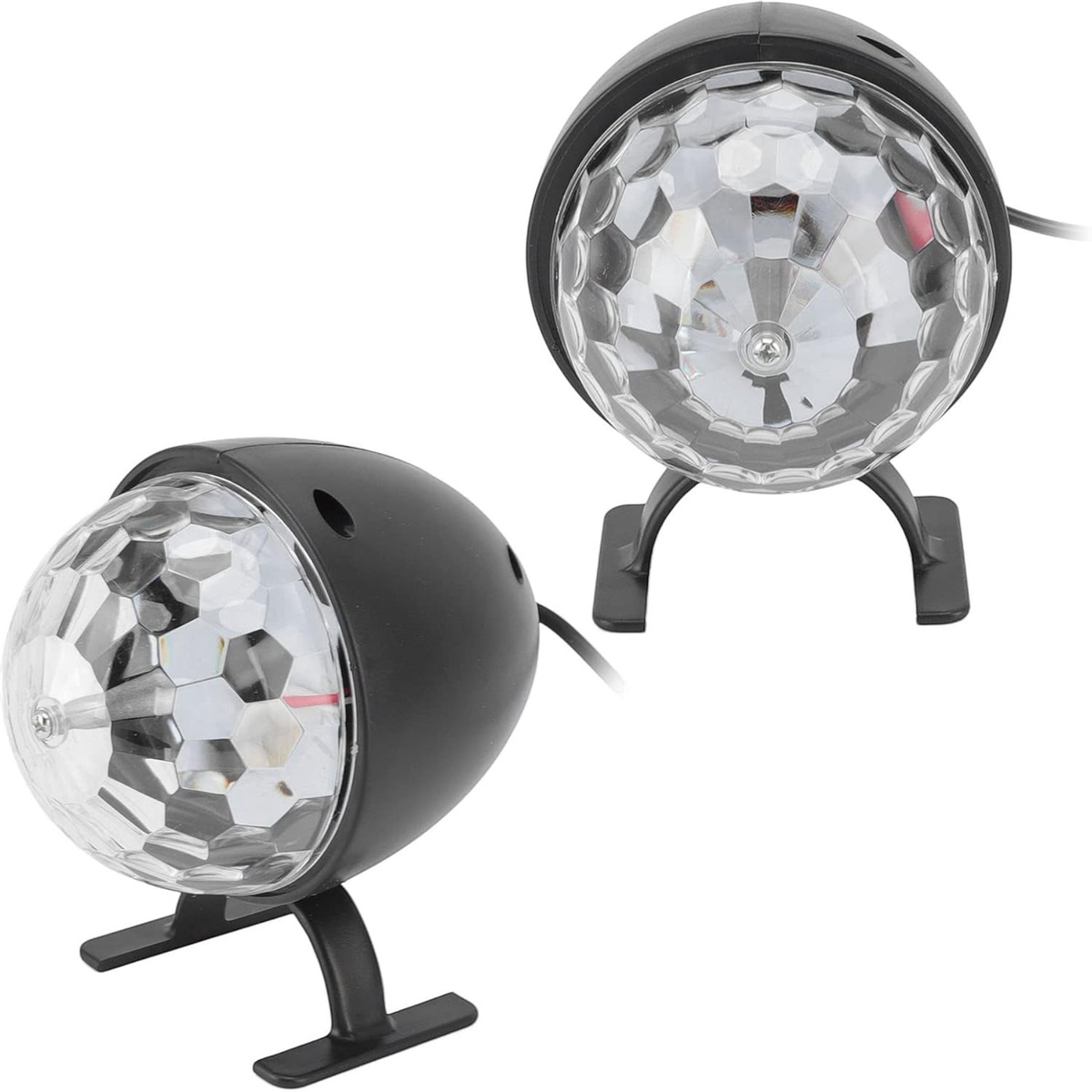 MINI KULA DYSKOTEKOWA LAMPA OBROTOWA KOLOROWA NA IMPREZĘ REFLEKTOR LED RGB