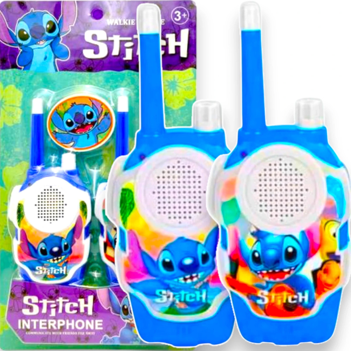 WALKIE TALKIE LILO I STICH ZESTAW KRÓTKOFALÓWKI STITCH DWIE SŁUCHAWKI LILLO
