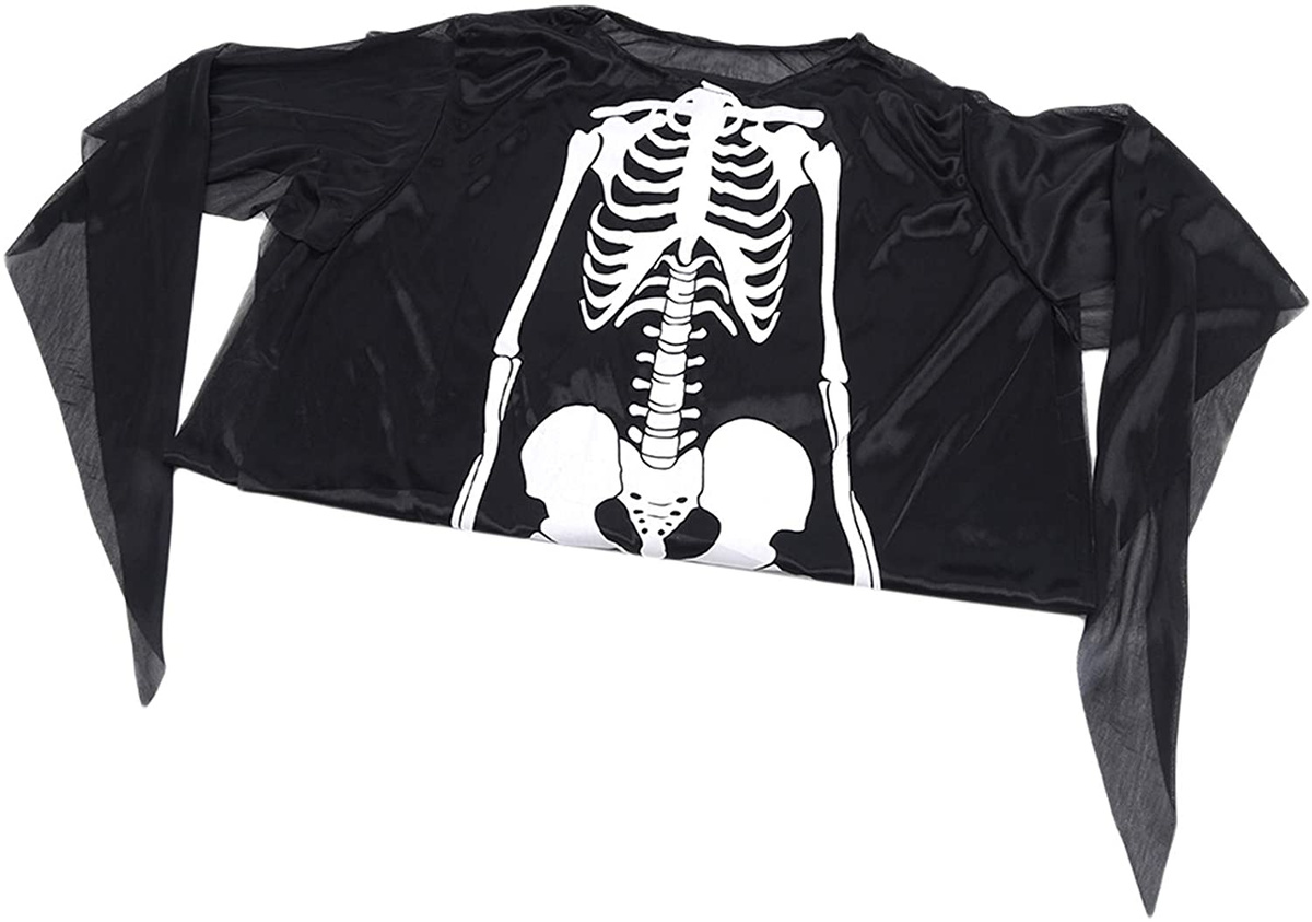 PRZEBRANIE SZKIELET KOŚCIOTRUP STRÓJ NA IMPREZĘ HALLOWEEN