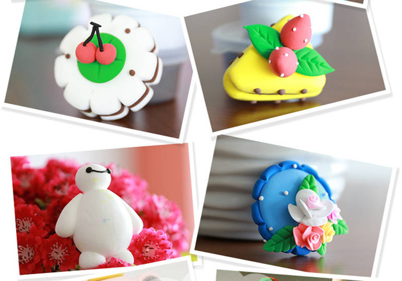 SUPER CLAY PLASTELINA GLINA PIANKOLINA POLIMEROWA 12 KOLORÓW KREATYWNA