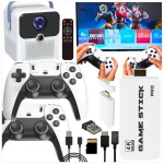 PROJEKTOR 4K LED KONSOLA GAME STICK PRO ANDROID 2 PADY GRY PILOT WIFI USB